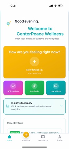 CenterPeace Wellness screenshot
