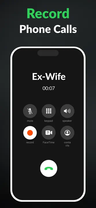 Call Recorder for iPhone.: Screenshot 2 von 6