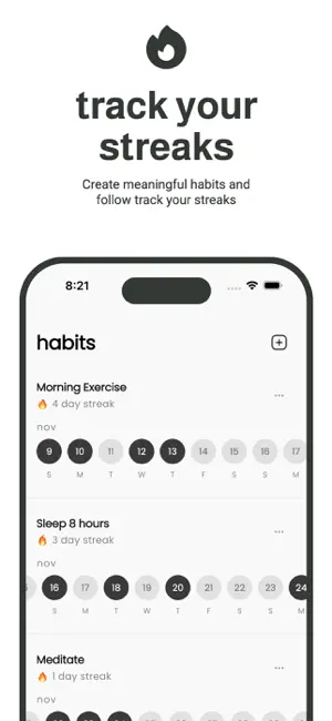 Streaks Habit Tracker - habits screenshot 2