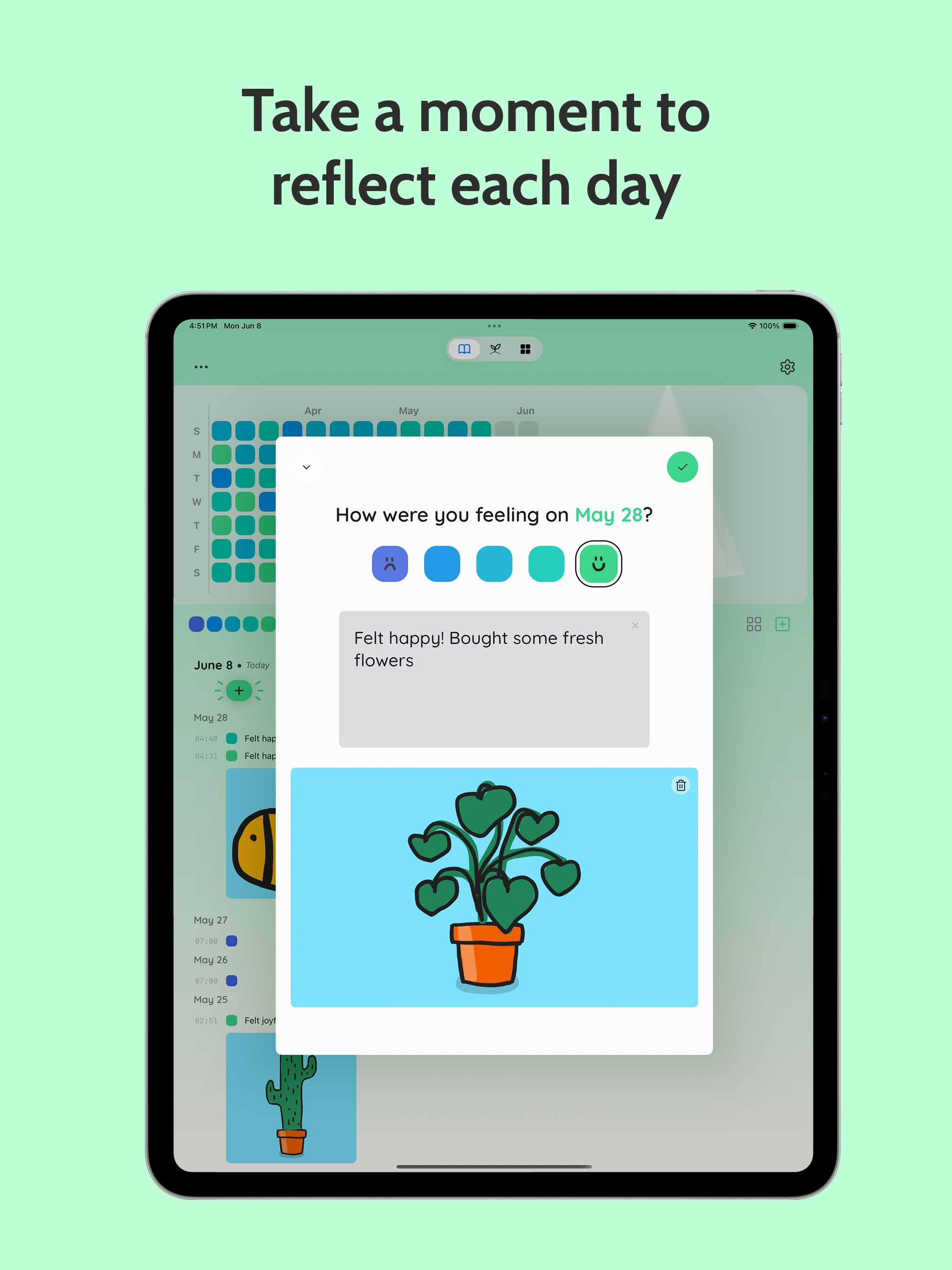 Grow: Creative Mood Journal screenshot 9