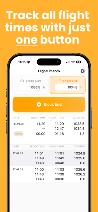 FlightTimer26 Screenshot 1 of 4