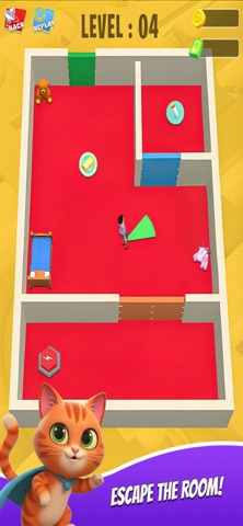 Cat Escape: Prankster Game Screenshot 3 of 4