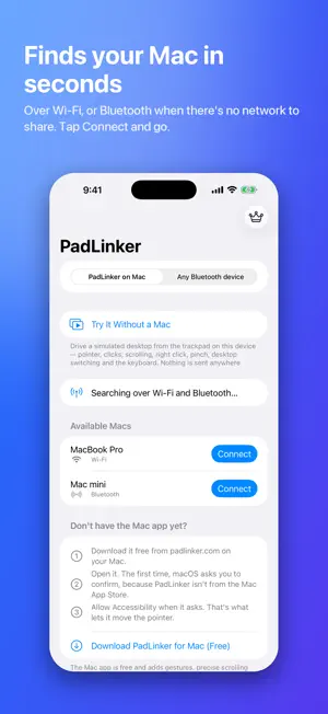 PadLinker: Trackpad & Keyboard screenshot 3