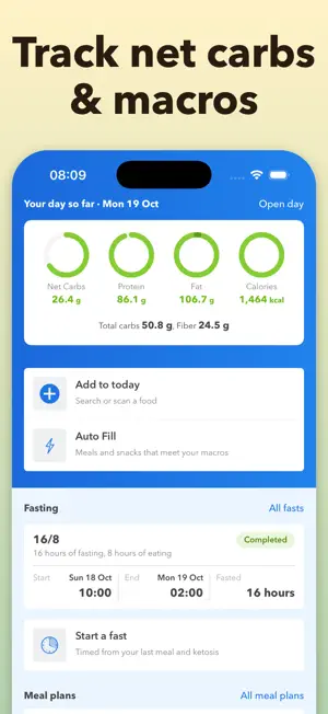 KetoDiet: Fasting & Meal Plans screenshot 1