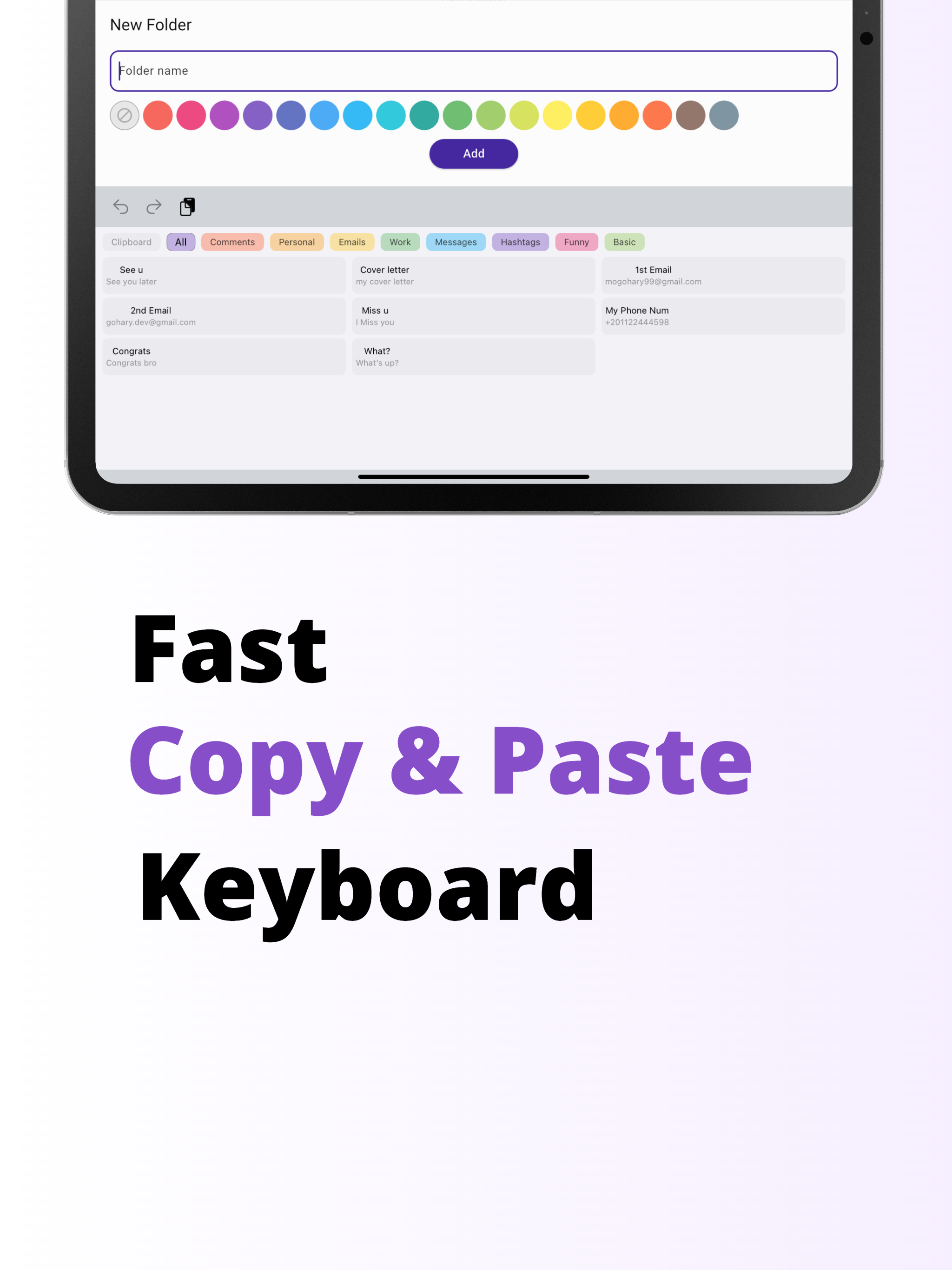 ClipyBoard AutoPaste Clipboard screenshot 6