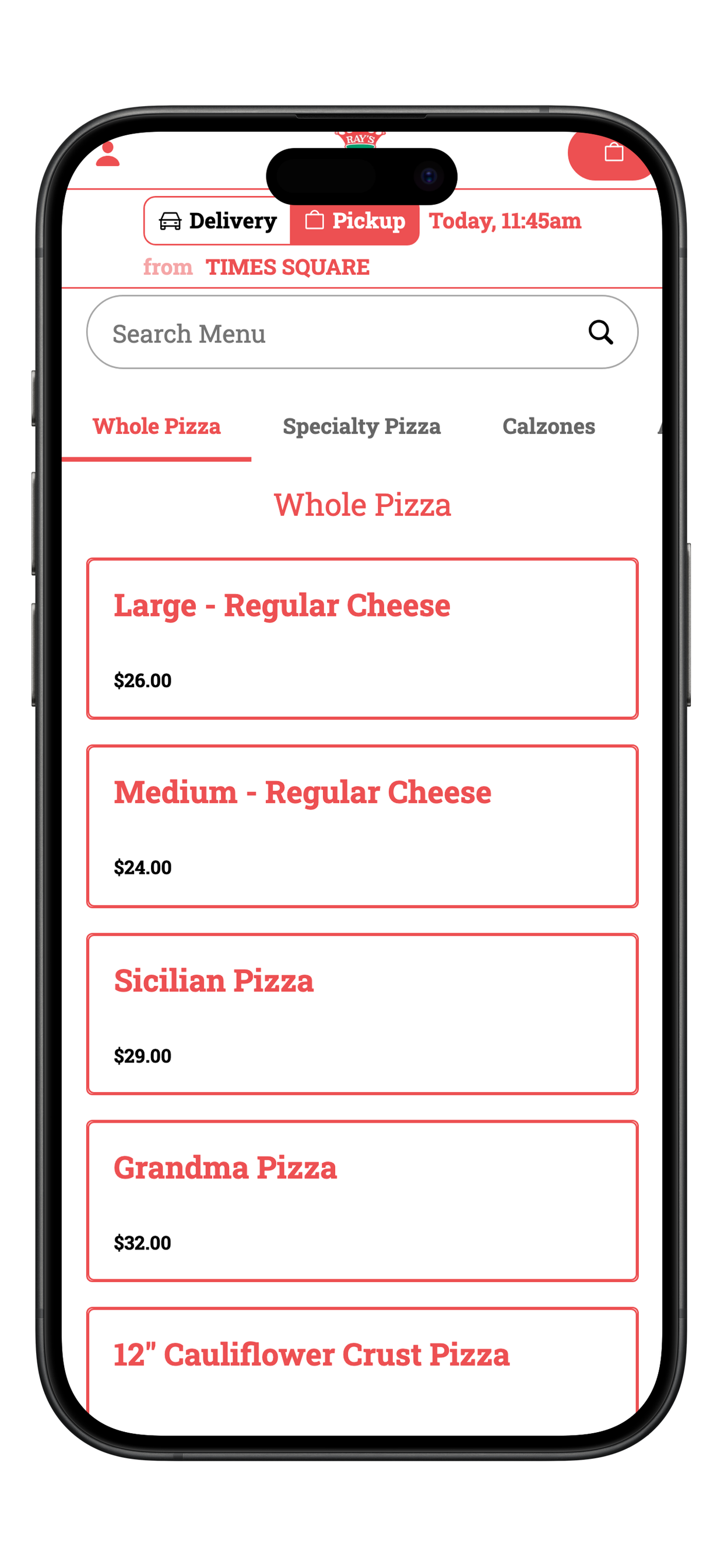 Famous Original Rays Pizza