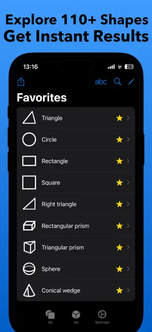 Geometry Calculator for School screenshot 2