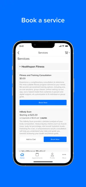 Healthspan Medical and Fitness screenshot 3