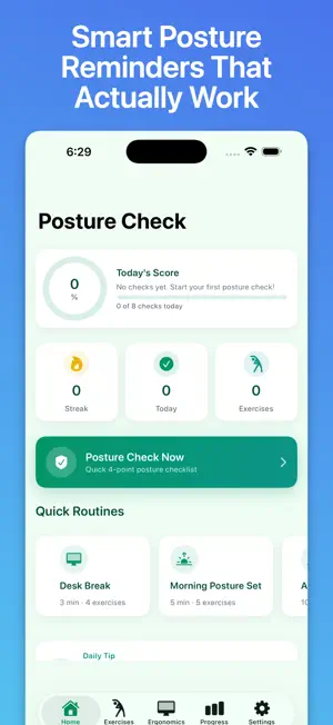 Posture Check: Remind & Fix screenshot 1
