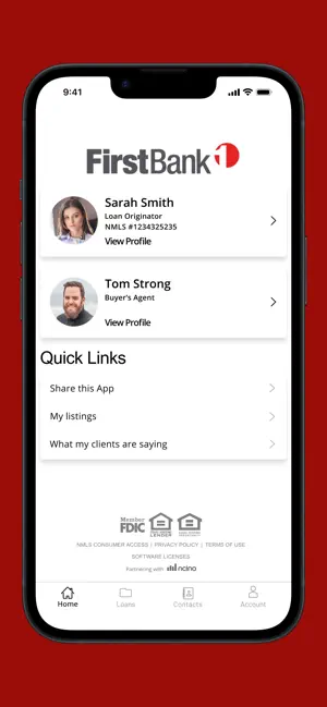 First Bank Mortgage App screenshot 1