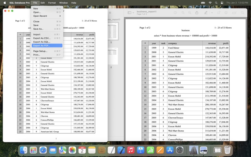 Screenshot #3 pour SQL Database Pro