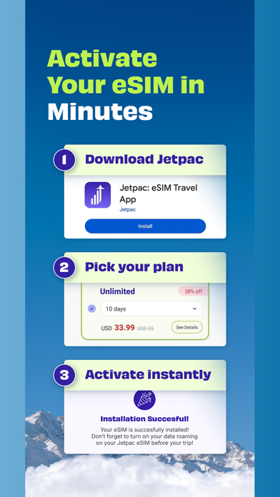 Jetpac: eSIM Travel App iPhone screenshot 5 - Travel app