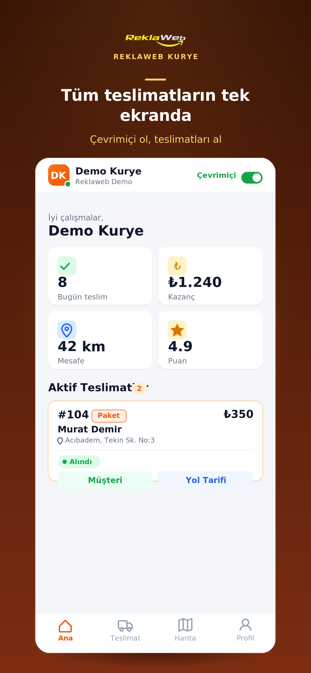 Reklaweb Kurye screenshot 5