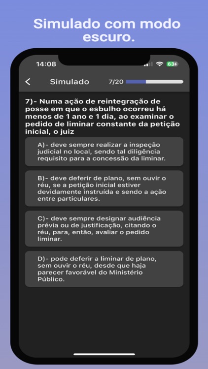 Simulado OAB 2025 screenshot-3