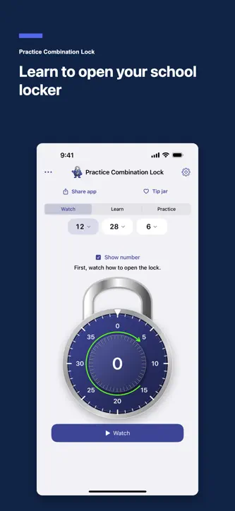 Practice Combination Lock screenshot 1