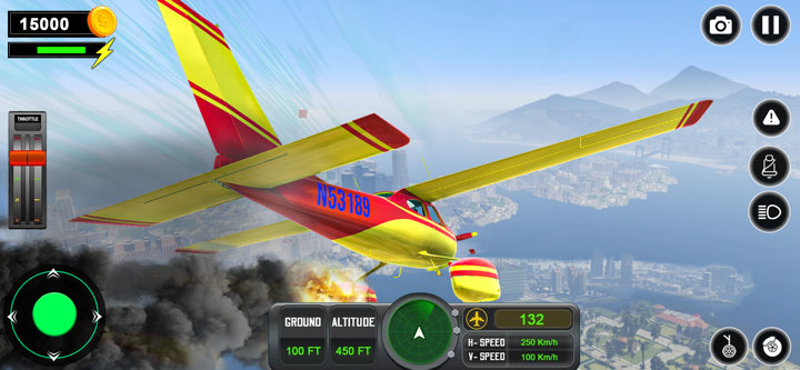 Plane Simulator Airplane Games screenshot 6