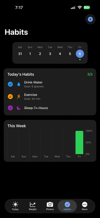 Weight Stats Journey Screenshot 8 of 10