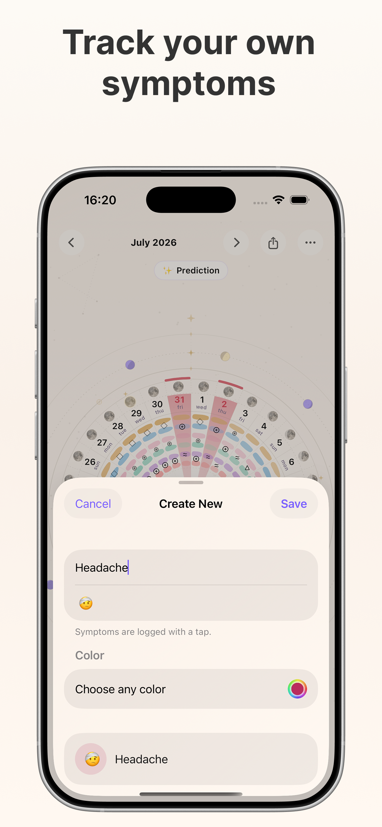 Moonwave: Period Tracker screenshot 3