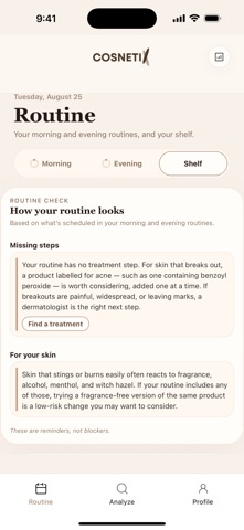 Cosnetix Cosmetic Scanner Screenshot 2 of 8