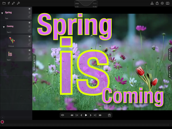 Motion Graphix Animator iPad screenshot 6 - Photo & Video app