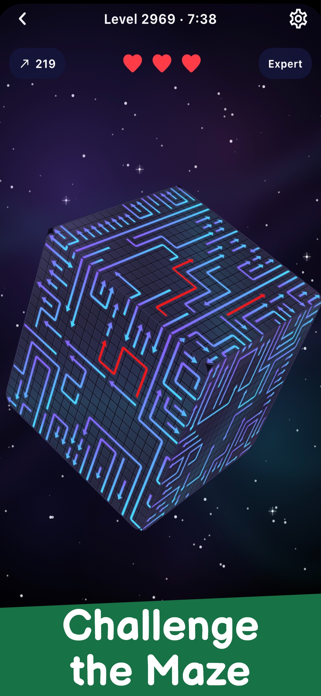 Screenshot 3 of Arrow Cube 3D: Tap Away