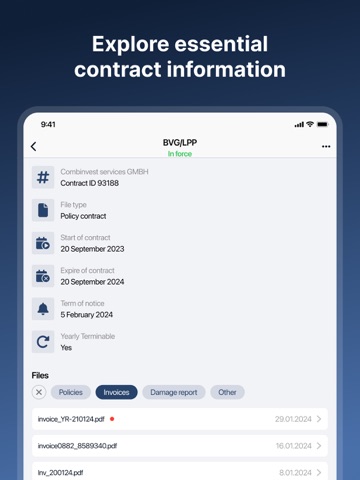 Secure Invest iPad screenshot