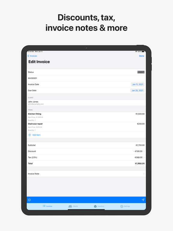 Screenshot #5 pour Invoicer - Easy Invoice