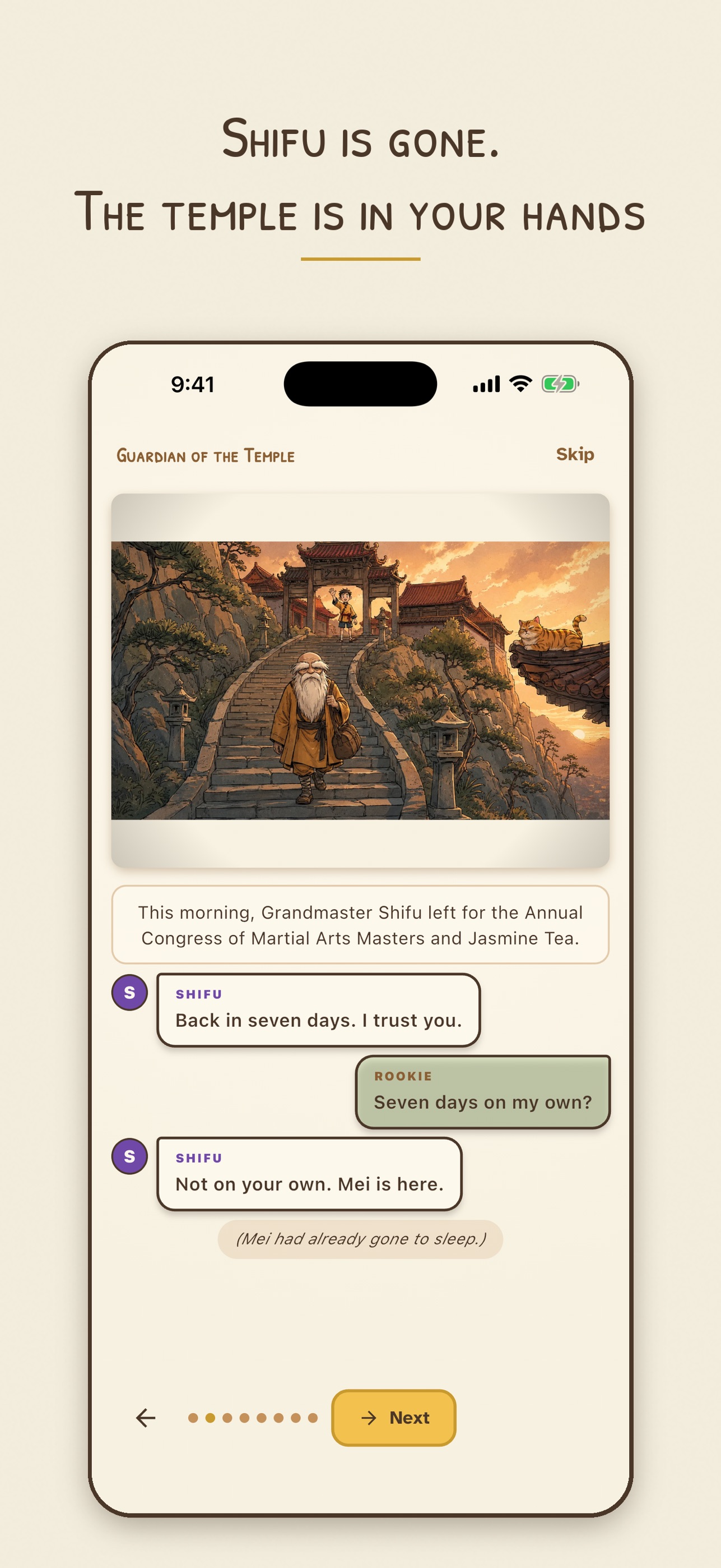 Screenshot 2 of Guardian: Shifu's Temple.