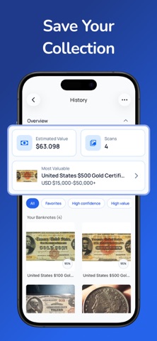Banknote Identifier: Money AI iPhone screenshot