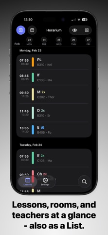 Horarium - Timetable for Untis Screenshot 4 of 7
