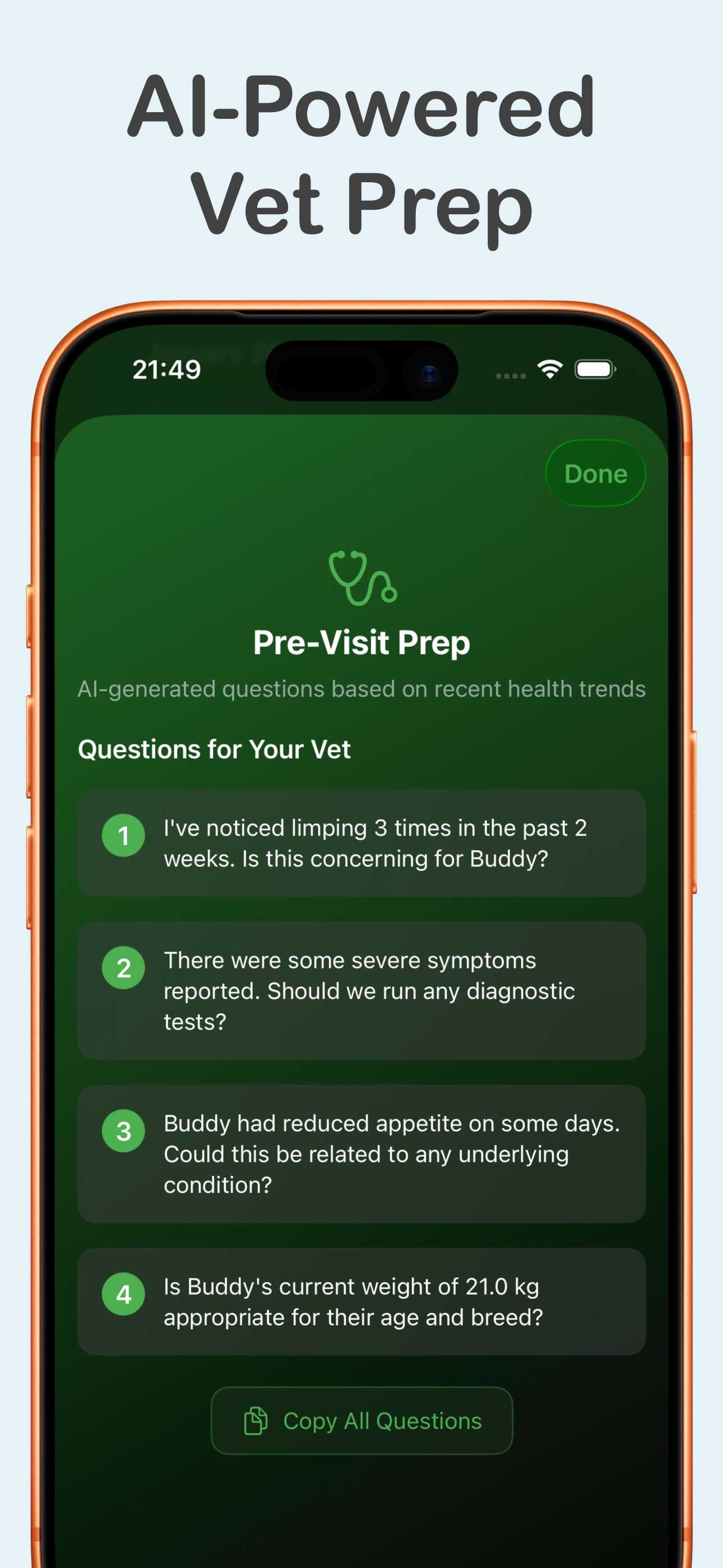 PetLog: AI Health Tracker
