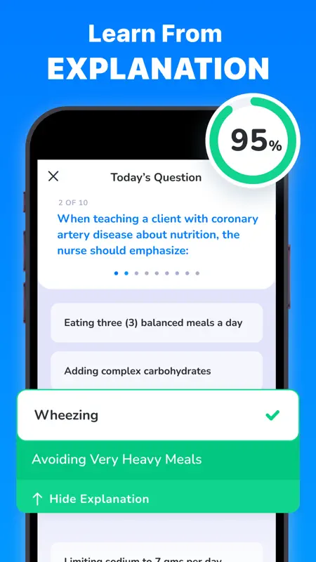 NCLEX PN & RN: Nursing Exam screenshot 4 of 5