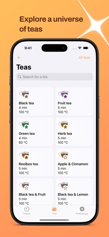 Theanine: Tea timer Screenshot 2 of 3