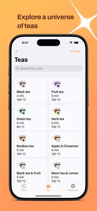 Theanine: Tea timer Screenshot 2 of 3