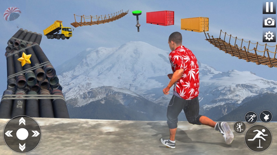 #2. Jumping Up Parkour Sim 3D Game (iOS) โดย: Muhammad Saqib Javid
