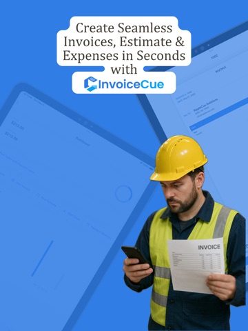 Invoice Maker - InvoiceCue iPad screenshot