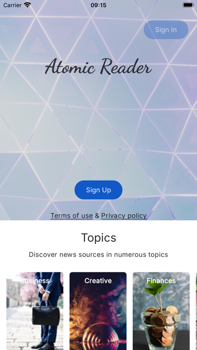 Atomic Reader: News & RSS Screenshot