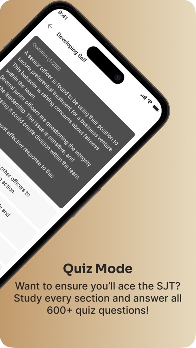 Ace SJT (Air Force) iPhone screenshot 2 - Education app