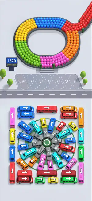 Car Jam Loop: Bus Parking Game screenshot 1