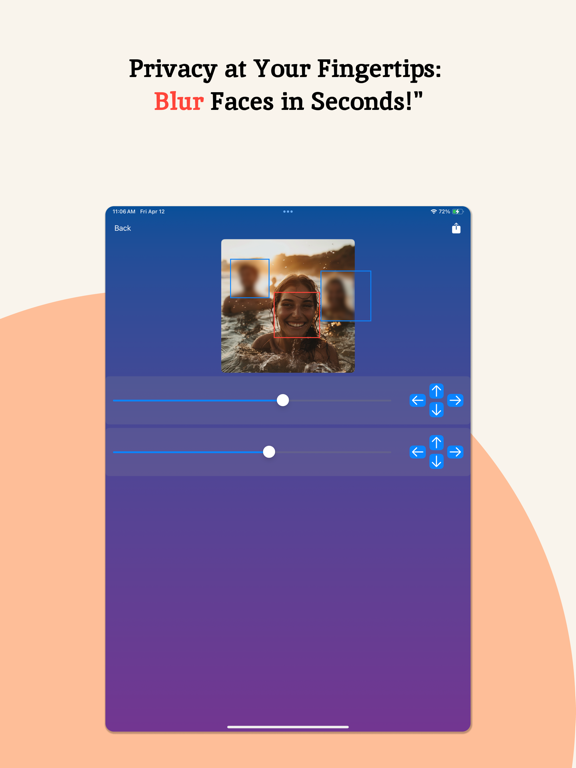 Screenshot #4 pour Face Blur: Photo Privacy Cloak