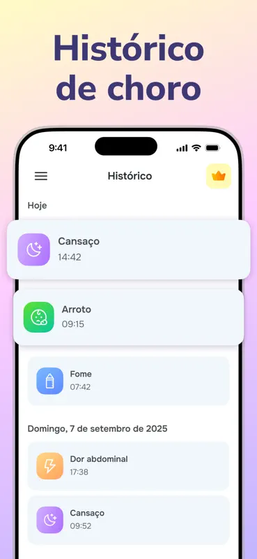 Choro do bebê: Analisador screenshot 8 of 8