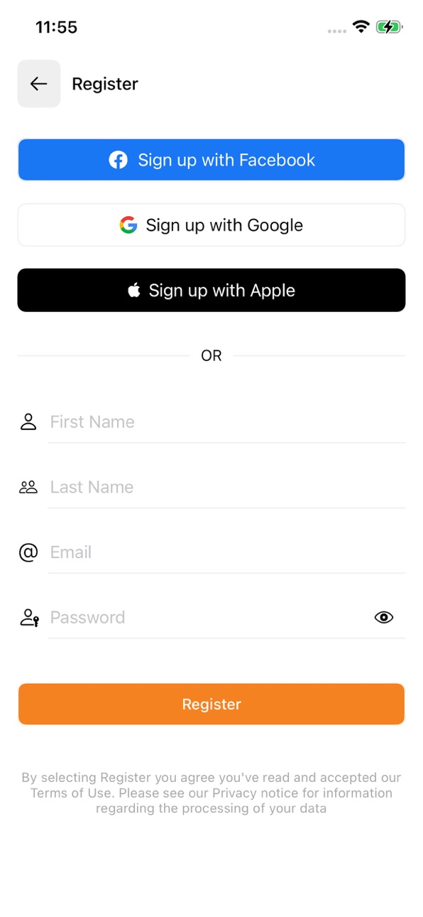 iPhone screenshot