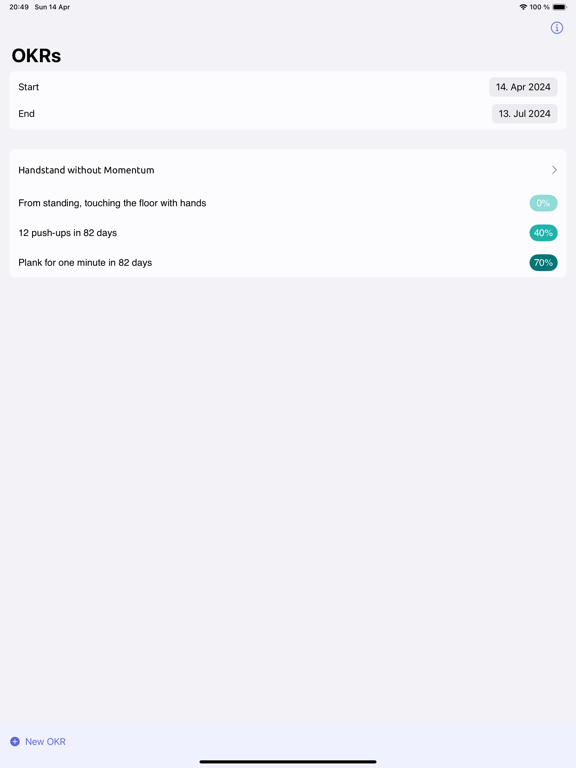 Screenshot #6 pour OKR Tracking