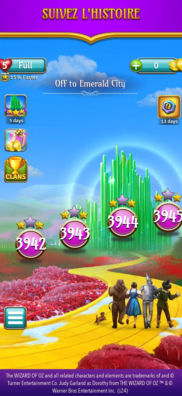 Screenshot #3 pour The Wizard of Oz Magic Match 3