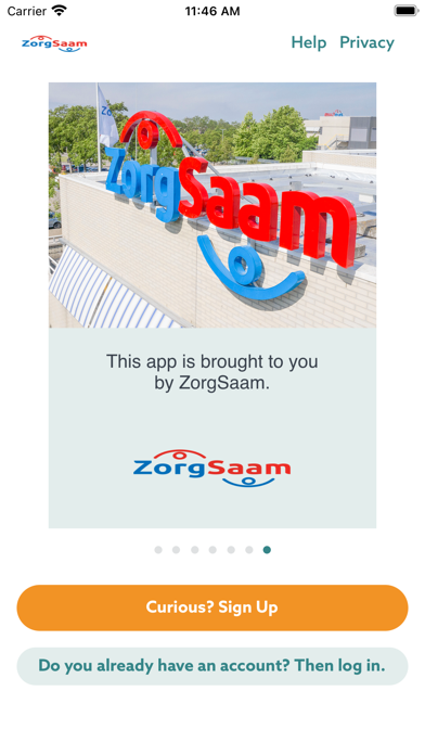 ZorgSaam Screenshot