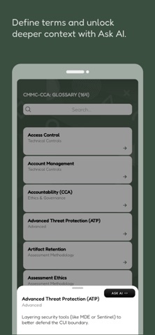 CMMC NIST Exam Prep: with AI screenshot