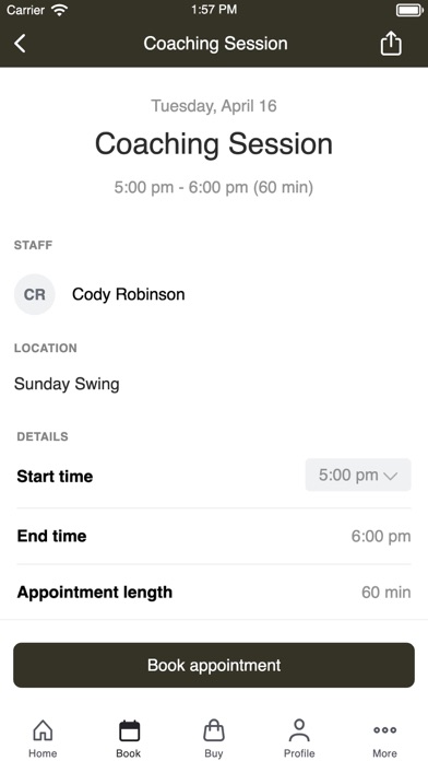 Sunday Swing Screenshot
