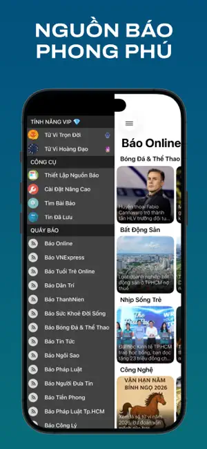 Báo Online: Đọc Báo Mới 24h iPhone screenshot 1