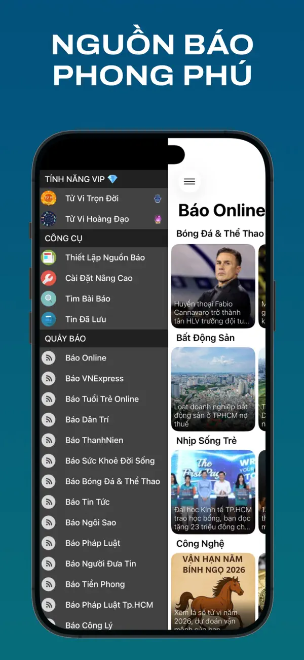 Screenshot #1 pour Báo Online: Đọc Báo Mới 24h