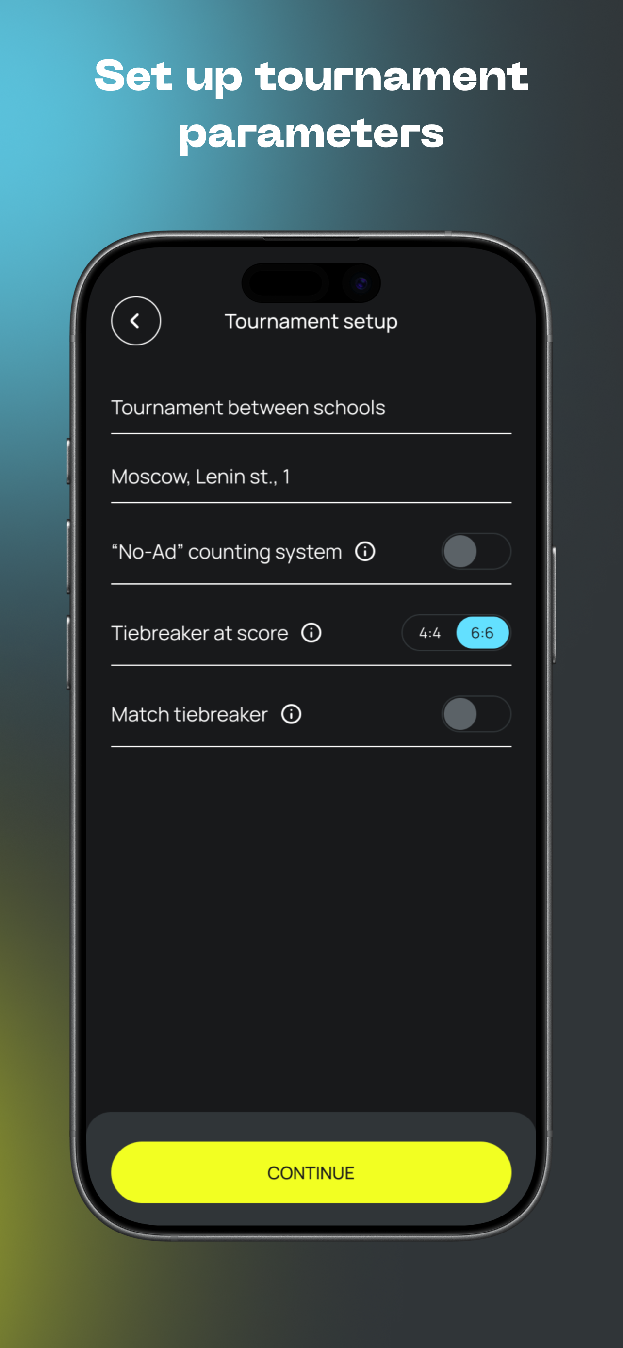 Tennis Scoring Online screenshot 3